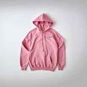 Sesh Skateboarder Pink Hoodie